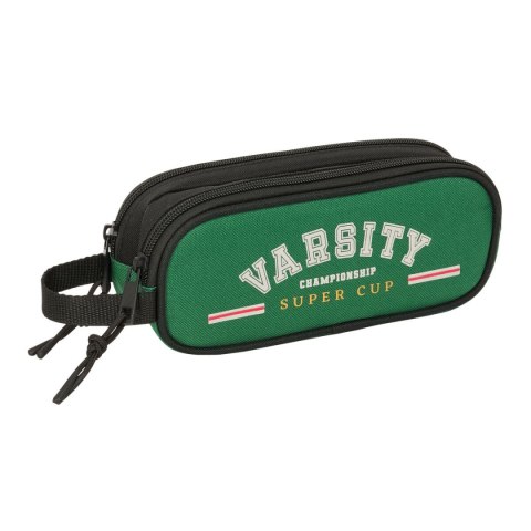 Piórnik BlackFit8 Varsity Czarny Kolor Zielony 21 x 8 x 6 cm