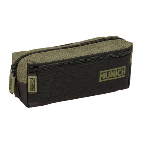 Piórnik Munich West Czarny Kolor Zielony 22 x 8,5 x 6 cm