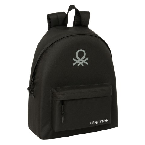 Plecak szkolny Benetton Negro Czarny 33 x 42 x 15 cm