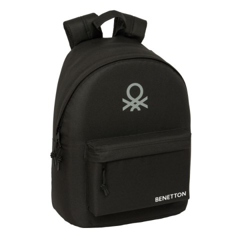 Plecak szkolny Benetton benetton basics Czarny 31 x 41 x 16 cm