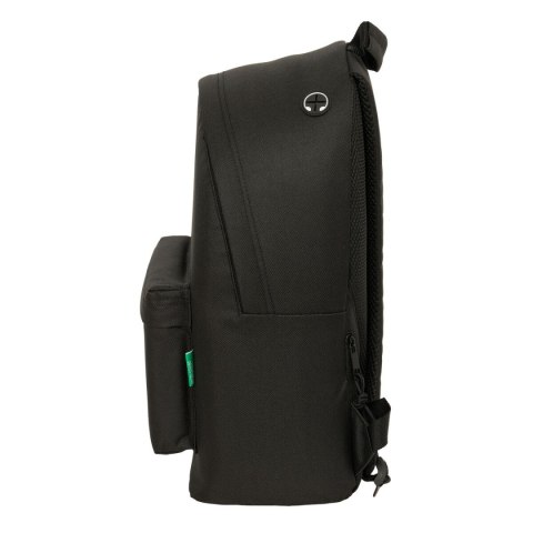 Plecak szkolny Benetton benetton basics Czarny 31 x 41 x 16 cm