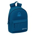 Plecak szkolny Benetton benetton basics Granatowy 31 x 41 x 16 cm