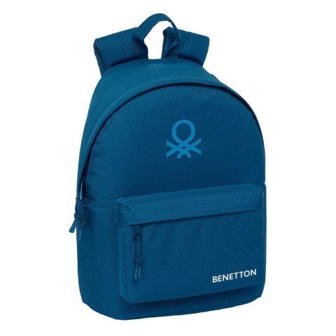 Plecak szkolny Benetton benetton basics Granatowy 31 x 41 x 16 cm