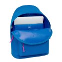 Plecak szkolny Benetton benetton basics Niebieski 31 x 41 x 16 cm