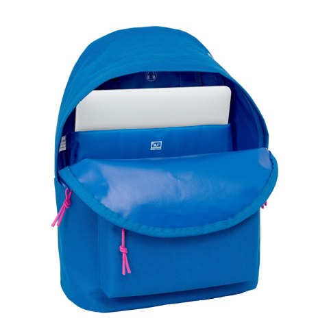 Plecak szkolny Benetton benetton basics Niebieski 31 x 41 x 16 cm