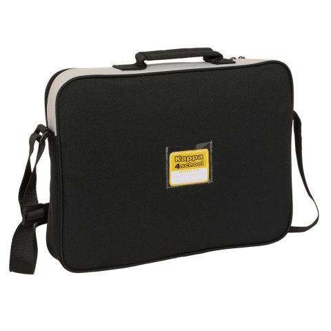 Plecak szkolny Kappa Grey Czarny Szary 38 x 28 x 6 cm