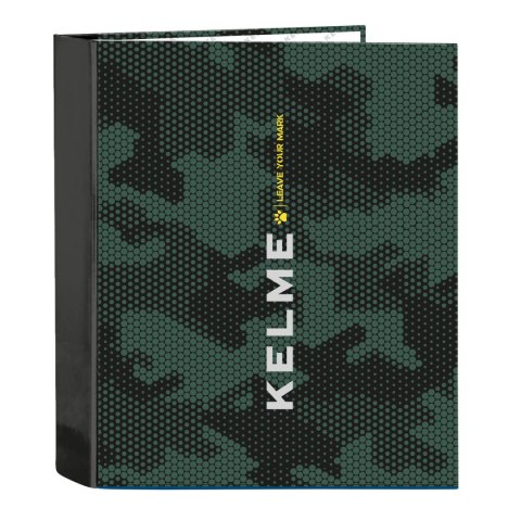 Segregator Kelme Camo Czarny Kolor Zielony A4 27 x 33 x 6 cm