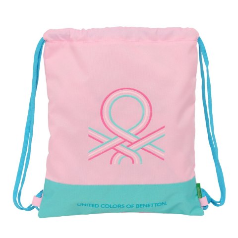Worek na buty ze sznurkami Benetton Dolce Wielokolorowy 35 x 40 x 1 cm
