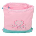 Worek na buty ze sznurkami Benetton Dolce Wielokolorowy 35 x 40 x 1 cm