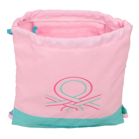 Worek na buty ze sznurkami Benetton Dolce Wielokolorowy 35 x 40 x 1 cm