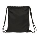 Worek na buty ze sznurkami Kappa Grey Czarny Szary 35 x 40 x 1 cm