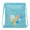 Worek na buty ze sznurkami Moos Fiori Wielokolorowy 35 x 40 x 1 cm