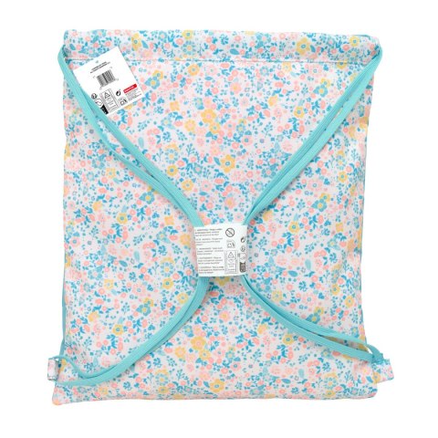 Worek na buty ze sznurkami Moos Fiori Wielokolorowy 35 x 40 x 1 cm