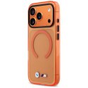Etui BMW M IML Metal Logos MagSafe do iPhone 17 Pro Max / 18 Pro Max pomarańczowy