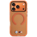 Etui BMW M IML Metal Logos MagSafe do iPhone 17 Pro Max / 18 Pro Max pomarańczowy