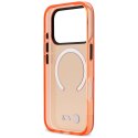 Etui BMW M IML Metal Logos MagSafe do iPhone 17 Pro Max / 18 Pro Max pomarańczowy