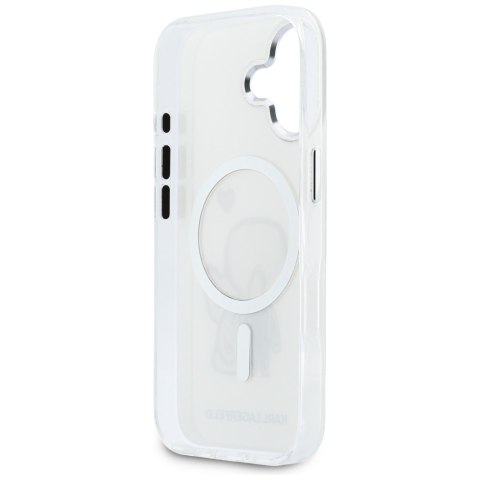 Etui Karl Lagerfeld Karl & Choupette Back MagSafe do iPhone 17 przezroczysty