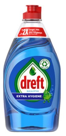 Dreft Extra Hygiene Eukalyptus Płyn do Naczyń 430 ml