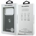 Etui Karl Lagerfeld Point & Choupette Sketch MagSafe do iPhone 17 Pro Max czarny