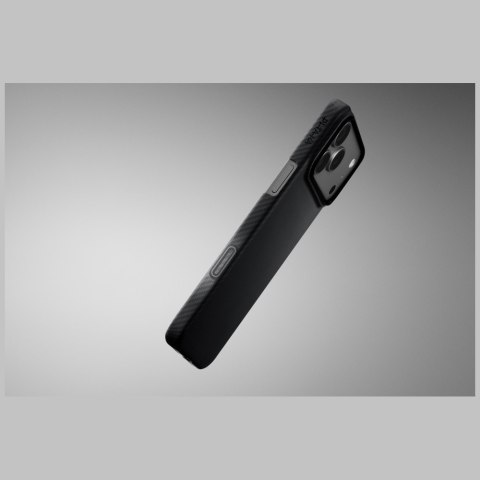 Etui PITAKA Ultra-Slim MagSafe do iPhone 17 Pro Max czarno szary