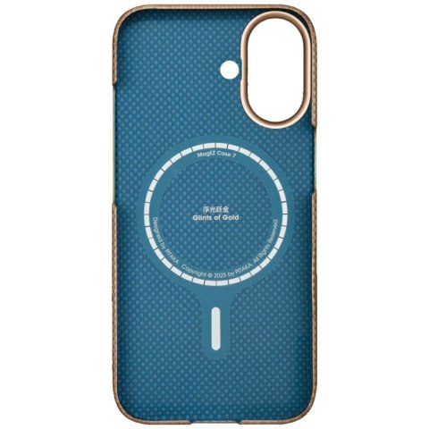 Etui PITAKA Ultra-Slim MagSafe do iPhone 17 golden glint