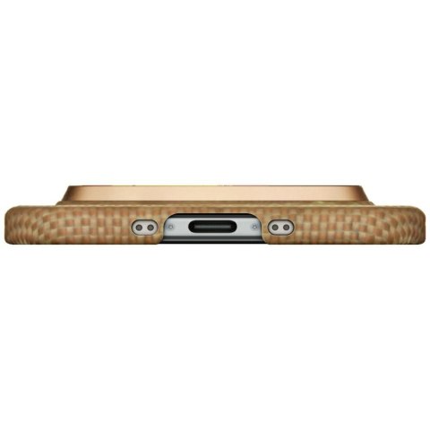 Etui PITAKA Ultra-Slim MagSafe do iPhone 17 golden glint