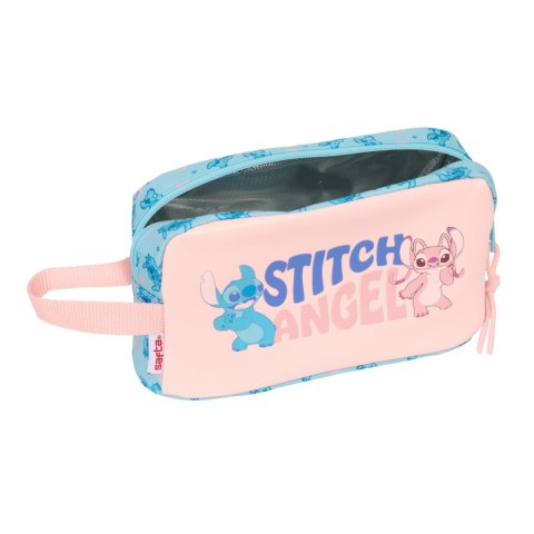 Nadruk termiczny Lilo & Stitch Ohana Niebieski Różowy 21,5 x 12 x 6,5 cm