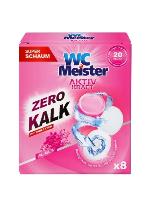 WC Meister Aktiv Kraft WC Blumen Tabletki Odkamieniające 8 szt.