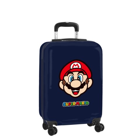 Walizka kabinowa Super Mario super mario Czerwony Granatowy 20'' 20 L 34,5 x 55 x 20 cm