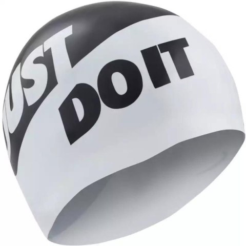 Czepek Pływacki Nike Jdi Slogan Czarny