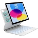 Etui Typecase Edge z klawiaturą do iPad 11" (A16) 2025 / iPad 10.9" 2022 biały
