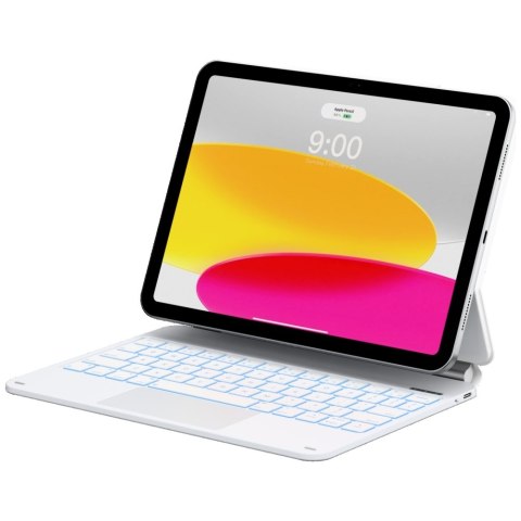 Etui Typecase Edge z klawiaturą do iPad 11" (A16) 2025 / iPad 10.9" 2022 biały