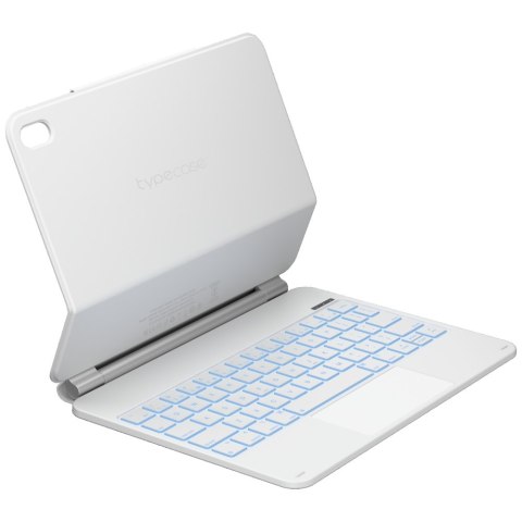 Etui Typecase Edge z klawiaturą do iPad 11" (A16) 2025 / iPad 10.9" 2022 biały