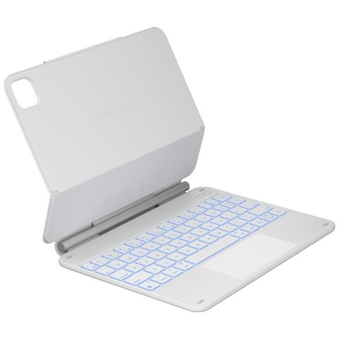 Etui Typecase Edge z klawiaturą do iPad Air 11" M2 2024 / M3 2025 / M4 2026 biały