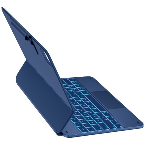 Etui Typecase Edge z klawiaturą do iPad Air 13" M2 2024 / M3 2025 / M4 2026 błękitny pacyfik