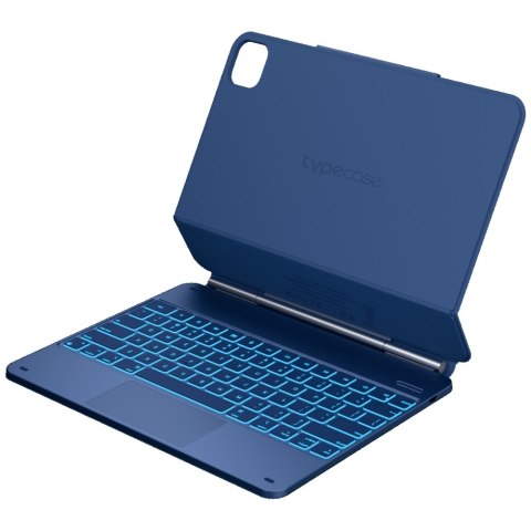 Etui Typecase Edge z klawiaturą do iPad Air 13" M2 2024 / M3 2025 / M4 2026 błękitny pacyfik