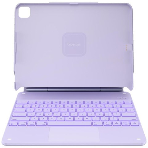 Etui Typecase Edge + z klawiaturą do iPad Air 13" M2 2024 / M3 2025 / M4 2026 jasno fioletowy