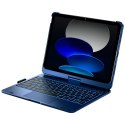 Etui Typecase Flexbook Touch z klawiaturą do iPad 11" (A16) 2025 / iPad 10.9" 2022 ciemno niebieski