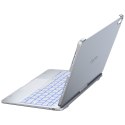 Etui Typecase Flexbook Touch z klawiaturą do iPad Air 11" M2 2024 / M3 2025 / M4 2026 srebrny