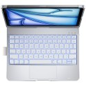 Etui Typecase Flexbook Touch z klawiaturą do iPad Air 11" M2 2024 / M3 2025 / M4 2026 srebrny