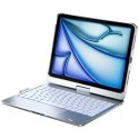 Etui Typecase Flexbook Touch z klawiaturą do iPad Air 11" M2 2024 / M3 2025 / M4 2026 srebrny