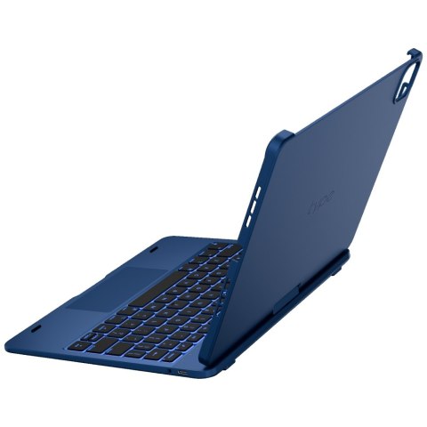 Etui Typecase Flexbook Touch z klawiaturą do iPad Pro 11" M4 2024 / M5 2025 ciemny niebieski