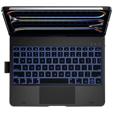 Etui Typecase Flexbook Touch z klawiaturą do iPad Pro 11" M4 2024 / M5 2025 czarny