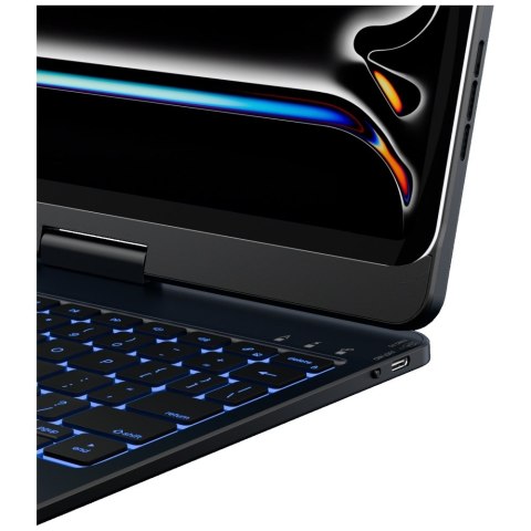 Etui Typecase Flexbook Touch z klawiaturą do iPad Pro 11" M4 2024 / M5 2025 czarny