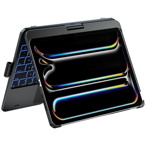 Etui Typecase Flexbook Touch z klawiaturą do iPad Pro 11" M4 2024 / M5 2025 czarny