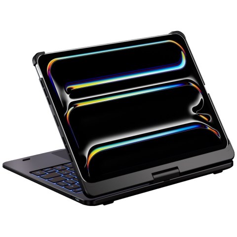 Etui Typecase Flexbook Touch z klawiaturą do iPad Pro 11" M4 2024 / M5 2025 czarny