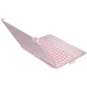 Etui Typecase Flexbook Touch z klawiaturą do iPad Pro 11" M4 2024 / M5 2025 jasno różowy