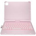 Etui Typecase Flexbook Touch z klawiaturą do iPad Pro 11" M4 2024 / M5 2025 jasno różowy