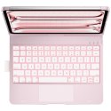 Etui Typecase Flexbook Touch z klawiaturą do iPad Pro 11" M4 2024 / M5 2025 jasno różowy