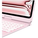 Etui Typecase Flexbook Touch z klawiaturą do iPad Pro 11" M4 2024 / M5 2025 jasno różowy